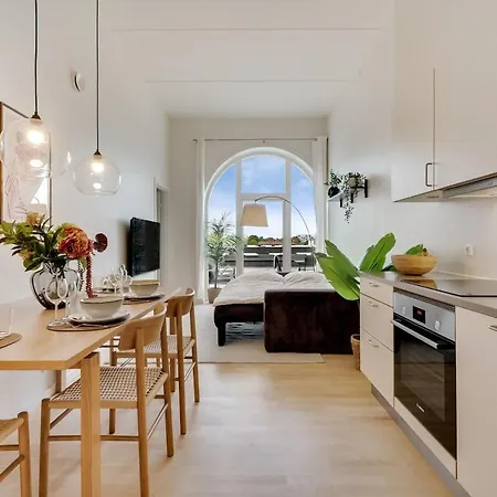 Apartment Hojloftet Stilfuld Taet Pa Centrum Med Altan Odense